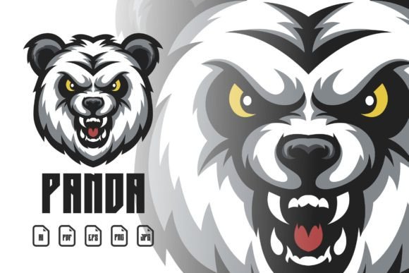 Create a Powerful Brand with a Panda Mascot Logo Template