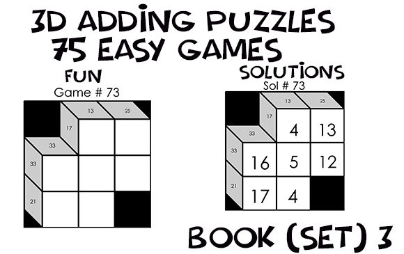Easy 3D Adding Puzzles for Creative Practice & Design