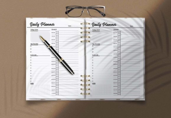 Hourly Daily Planner, Instant Download