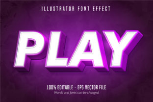 Play Text, Editable Text Effect: Creative Design Solution