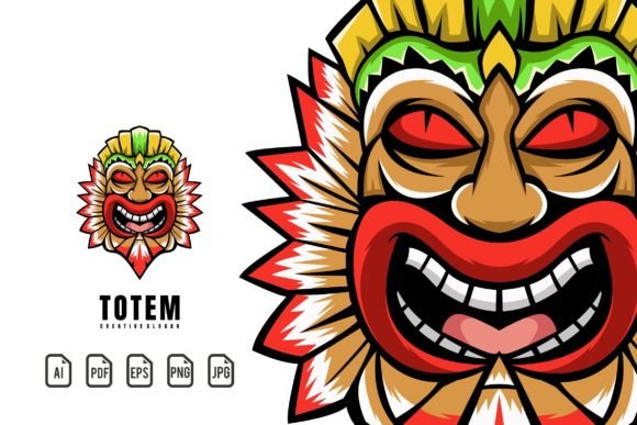 Totem Mascot Logo: Versatile Vector Template